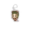 Keychains Game Identity V Keychain Mercenary Gardener Embalmer Perfumer Priestess Seer Akryl Key Chain Anime Jewelry Bag Accessories