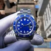 BP Fabrik Högkvalitativ herr Titta på Classic 116610 126610 126619 124060 41mm Blue Dial Date Watches Automatic Steel With Glide Lock Clasp Herrkläder