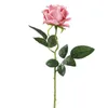 Decoratieve bloemen 1 Branch Rose Silk Artificial Flower For Table Setting Wedding Party Festival Home Decoratie Arrangementen