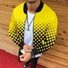 Men's Jackets 2022 Spring And Autumn Casual Solid Color Fashion Bomber Jacket Men's Red Blue Striped Coat Baseball Top