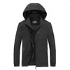 Vestes pour hommes EN coupe-vent pour hommes imperméable à l'eau à capuche coupe-vent coupe-vent manteau décontracté vêtements pour hommes automne hommes à