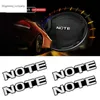 4PCS Audio Dekorat 3D Aluminium Odznaka Naklejka na Nissan Note E11 E12 Akcesoria Stylizacja samochodowa