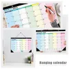 Kalender Monthly Office Wall 2023 Dates Desk Paper ThickDecorative English Table Home Academic Planner Memo Hanging