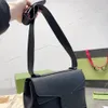 5 качественный gg Messenger Bag Designer Bags Кожаная сумочка золото