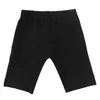 Stage Wear Black Kids Girls Cotton High Waist Stretchy Trousers Casual Exercise Running Sports Five Cents Pants Ballet Modern Dance
