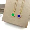 WomensJewelry Shell pendant necklace gem pendants necklace diamond gold Sweat-proof and colorfast ladies fashionHigh quality materials