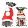 Dog Apparel Clothes For Dogs Christmas Cloaks And Winter Warm Supplies Clothing Thickening Pet