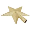 Christmas Decorations 20CM Tree Top Star Shatterproof Plastic Home Decoration Hanging Ornaments Pendant Party Supplies 2022--