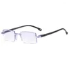 Solglasögon -grad -1.0 -1.5 -2.0 -2.5 -3.0 -3.5 -4.0 Anti -Blue Light Färdiga myopiaglasögon trimmade affärsoptiska glasögon