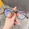 Sunglasses Anti Blue Light Flat Glasses Full Frame Ultra Thin PC Material Lady Fashion Can Be Equipped With Myopia