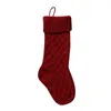 Christmas Decorations Knit Stocking Cable Stockings Gift For Goodie Bags Fireplace Tree Orn