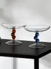 Tablice Ins Creative stołowe Zestaw Nordic Glass Fruit Talerz Puchai ciasto taca