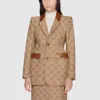 Medigo-788 moda feminina terno roupas de grife blazer com letras completas primavera novos tops lançados