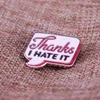 Brooches Thanks I Hate It Badge Glitter Enamel Pin Fashion Jewelry Accessories