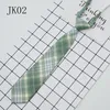 Neck Ties Lazy JK Women Plaid Tie Girls Japanese Style for Jk Uniform Cute tie School Accessories 221231
