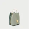 Designer-Leer Lady Bag Leer Summer Gemengd Non-Ferrous Metal Handtas hellend over veehuid emmerzak enkele schouder Inc222p