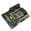 Huananzhi Green 2.49 LGA 2011 Anakart Intel Xeon E5 2696 V2 DDR3 Hafıza Kombo Kiti Seti NVME M.2 SATA USB3.0