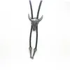 Arco amarra kdg western cowboy zinco liga bull bolo bolo gravata de camisa combinando e mulheres mesmo estilo