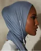 Ethnic Clothing Plain Hijab Presewn Instant Premium Jersey Head Scarf Wrap Women Scarves 170X70cm