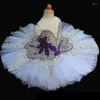 Palco use roxo profissional bailarina balé tutu para crianças crianças crianças meninas adultos panquecas dança vestido