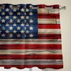 Curtain American Flag Vintage Wood Grain Window Curtains For Living Room Kitchen Indoor Decor Treatment Valances