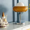 Bordslampor vintage orange golvljus vardagsrum glas skugga hörn lampa hem dekor sovrum stativ ledare bredvid