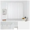 Rideau moderne pâte magique couleur unie Tulle porte fenêtre drapé panneau transparent gris chambre blanc dortoir occultant Cortinas