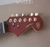 Üretici Altın Donanım ile Elektro Gitar Leopar Başkanı