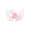 12pcs New Baby Hairpin Korea Angel Wings Stars Hairpins Children Sequins Unicorn Horse Girls Headwear Handmade Princess Hair clips Wholesale