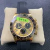 Relógio mecânico masculino panda Di Huidi série ditongna máquina automática 7750 relógio de movimento de cronometragem