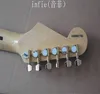 Üretici Altın Donanım ile Elektro Gitar Leopar Başkanı