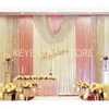 Party Decoration 3x6m Luxury Wedding Sequins Backdrop Ice Silk Bakgrundsgardin Stage Backdround