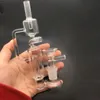 Toptan Süpüratör Cam Bong Bongs Recycler Su Yağı Brülör Boruları 14mm Dişi Eklem Dabalar Petrol Banger veya Tütün Sigara Kase ile