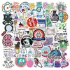 50PCS Science Chemistry Biology Laboratory Research Stickers For Furniture Suitcase Wall Desk Chair Toy Computer Motorcycle Guitar Phone Case Sticker Pack Decal