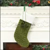 Kerstdecoraties breien wol kerstkous kerstboom ornament santa candy cadeaubas gebreide sokken prop feest hanger deco dhnkl