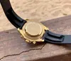 Luxe horloges voor heren Datum Dina Tong Lo Home Diver Originele siliconen horlogeband Lichtgevende waterdichte niet-mechanische polsen