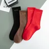 Chaussettes longues en coton pour hommes et femmes, chaussettes de Skateboard Hip Hop Harajuku Streetwear, chaussettes de sport à la mode, automne hiver 2022