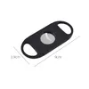 Portable Cigar Cutter Plastic Pocket Cigars Knife Round Tip Scissors Manual Stainless Steel Cigars Tools