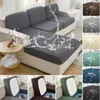 Krzesło obejmują wodoodporne sofa Poduszka Poduszka Elastyczna Jacquard Plaid Non-Slip Corner for Pet Furniture Protecit Salt