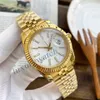 Mens assistir relógios femininos designer relógio de ouro mecânico automático tamanho 41MM 36MM 31MM 28MM pulseira de aço inoxidável Vidro de safira Orologio luminoso à prova d'água.