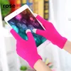 New Magic Touch Screen Knit Gloves Smartphone Texting Stretch Adult One Size Winter Warmer For Women