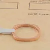 5 år Shop Factory Wholesale rostfritt stål Corner Diamond Letter Ring Par Gift bleknar inte hypoallergen med dammväska