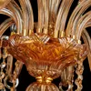 Ljuskronor duplex House Amber Gold Chandelier Crystal Droplight Church El Large Pendant Lighting E14 LED CANDLE LUSTRES LAMPE