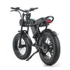 Z8 20inch Electric Bike 500W 48V Motor 15.6Ah battery 4.0 Fat Tire Downshift front fork Electri Bicycle Retro Harley Motorcycle 60KM MTB Ebik
