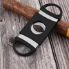 Plastic Cigar Cutter Knife Small Manual Double Blades Cigars Scissors Metal Cut Devices Tools Smoking Accessories