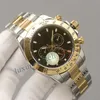 Mens Designer Watches Gold Automatic Mechanical Watches Storlek 41mm 904L Rostfritt stål Rems Rem valfritt safirglas vattentätt noctilucent modeklocka