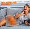 2022 Nya modemattor försäljning 60x30 cm fysioterapi uppvärmningsplatta elektrisk filt 10 nivå temperatur dimning fuktig torr värmeterapi nacke bukarpets
