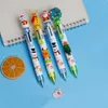 Pcs Colorful Pen Santa Claus Xmas Tree Deer Snowman Merry Christmas Ballpoint Stationery Decor Elementary School Gifts