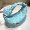 Luxurywomen Luxury Designers Evening Bags Handbag Purse Soft Lambskin Calfskin Woven Mini Jodie Boho Shoulder Bag Fashion Läder Knutt rem