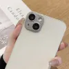 Защитная пленка для объектива камеры телефона с 3D бриллиантами для iPhone 15, 14, 13, 12 mini 11 pro max, блестящая крышка из титанового сплава, встроенное закаленное стекло